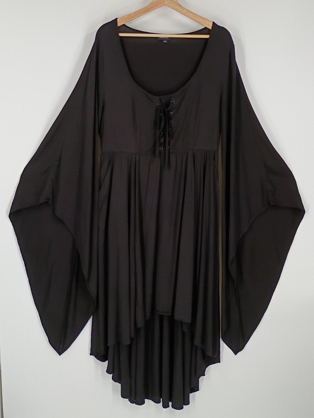 Torrid Witchy Lace Front High-Low Dress